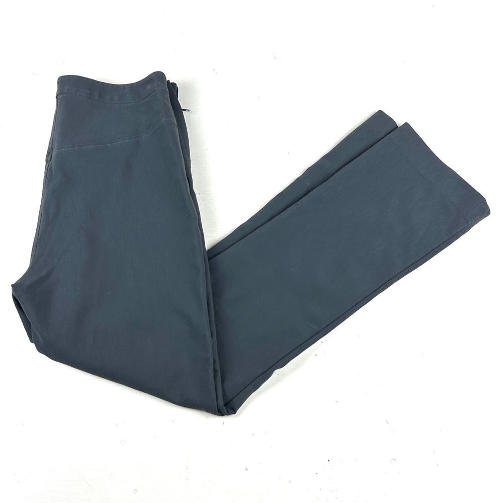 MM Lafleur Pants Women Size 12 Ponte Pant Size Zip Pull On Gray